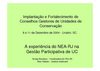 A experiência do NEA-RJ na Gestão Participativa de UC