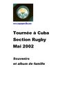 Tournée du COG Rugby à CUBA Mai 2002