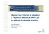 Rapport sur l’état de la situation à l’école Le Mistral de Mont-Joli au plan de la réussite scolaire