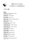 Liste de nouveautés section adultes des silos août 2009