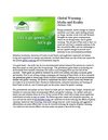 Global Warming - Myths and Reality
