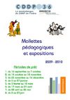 Livret "mallettes et expositions" du CDDP 36 rentrée 2009