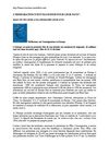Réflexions sur l'immigration en Europe