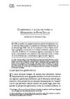 Comentarios y glosas en torno a Modernities de Peter Taylor