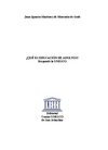 QUÉ ES EDUCACIÓN DE ADULTOS reporte de la unesco