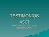 Testimonios ASCI