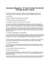 BusinessBlogging5TipstoHelpYouBarrelThroughWritersBlock
