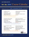 Course Calendar: Oct-Dec 2009