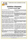 Profession de foi votation poste