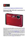 Samsung ST1000: GPS, Wi-Fi, touchscreen, 5x zoom, kitchen sink