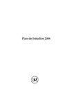  COMPAÑEROS COMPARTO CON USTEDES EL PLAN DE ESTUDIO 2006