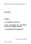 Repas Tema 1. Nombres Naturals