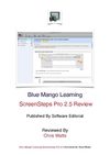 Blue Mango Learning Systems Screensteps Pro 2.5 Review - Software Editorial