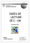 Bibliographie CE CM