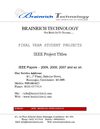 Artificial Intelligence IEEE Project Titles with Abstract, 2009 - 2010