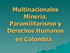 minería y paramilitarismo