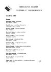Liste de nouveautés section adultes des silos, médiathèque de Chaumont, octobre 2009