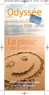 Catalogue CarteOdyssée saison 2009-2010