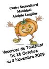 VACANCES DE TOUSSAINT