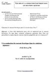 Les ions et la conduction électrique dans les solutions aqueuses