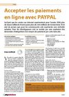Accepter les paiements en ligne avec PAYPAL