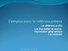 L'emploi dans le référencement