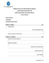 Building Services and FMS Safety Manual Table of Contents 10.9.09