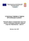 Stvaranje timova i timska organizacija skole