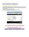 Chris Farrell-Proper Keyword Research Video
