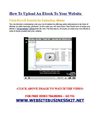 Chirs Farrell-Upload An Ebook To Website Video