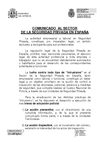 Comunicado a la seguridad privada