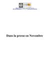 Dans la presse - Novembre 2009