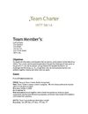 Team Charter