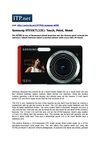 Samsung ST550(TL225): Touch, Point, Shoot