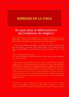Messager de la Bible- En quoi Jésus se différencie-t-il des fondateurs de religion