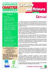 La Lettre des Acteurs de CHANTIER école N°42