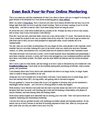 Online Peer-to-Peer Marketing