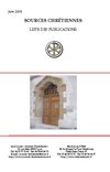 SOURCES CHRÉTIENNES LISTE DES PUBLICATIONS
