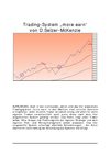 Trading-System 'more earn' von D.Selzer-McKenzie SelMcKenzie