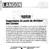Panorama du 30 novembre 2009