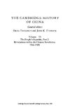 The Cambridge History of China Volume 15, The People's Republic, Part 2