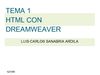 DREAMWEAVER -HTML