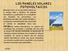 PANELES SOLARES FOTOVOLTAICOS