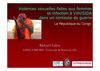 Présentation Violences sexuelles au Congo