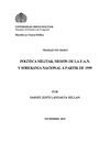 POLITICA MILITAR, MISION DE LA F.A.N. Y SOBERANIA NACIONAL A PARTIR DE 1999