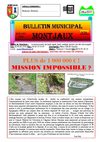 Bulletin Municipal de la commune de Montjaux n° 50 - Juillet 2009