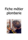 Fiche métier plomberie