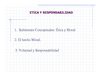 Ética y Responsabilidad