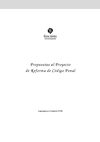CMP Flora Tristán. Propuestas al Proyecto de Reforma de Código Penal de Perú