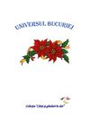 UNIVERSUL BUCURIEI